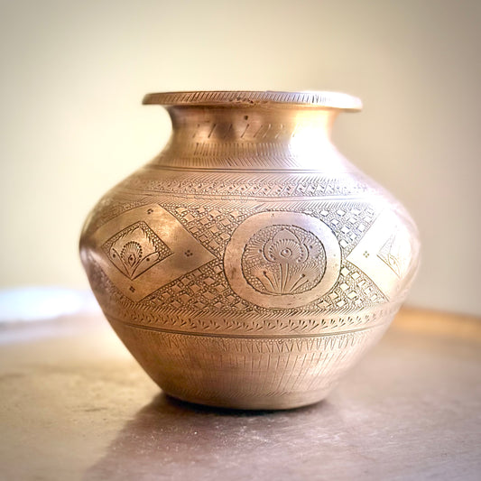 Antique Hand carved Kalash