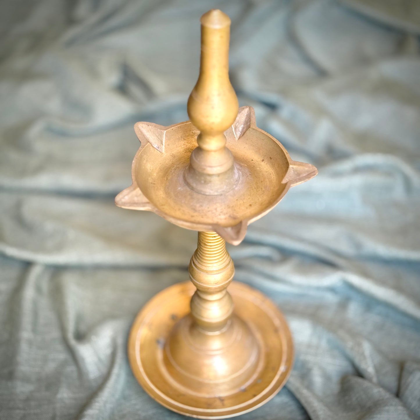 Vintage Nilavilakku – Traditional Kerala Oil Lamp