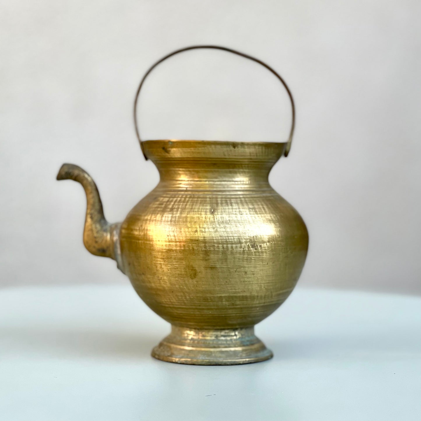 Vintage Bronze Kamandal -
Holy Water Pot