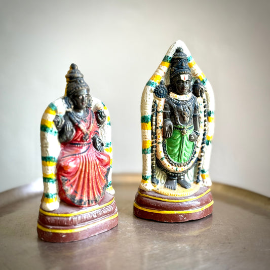 Vintage Tirupati Balaji with Goddess Padmavathy