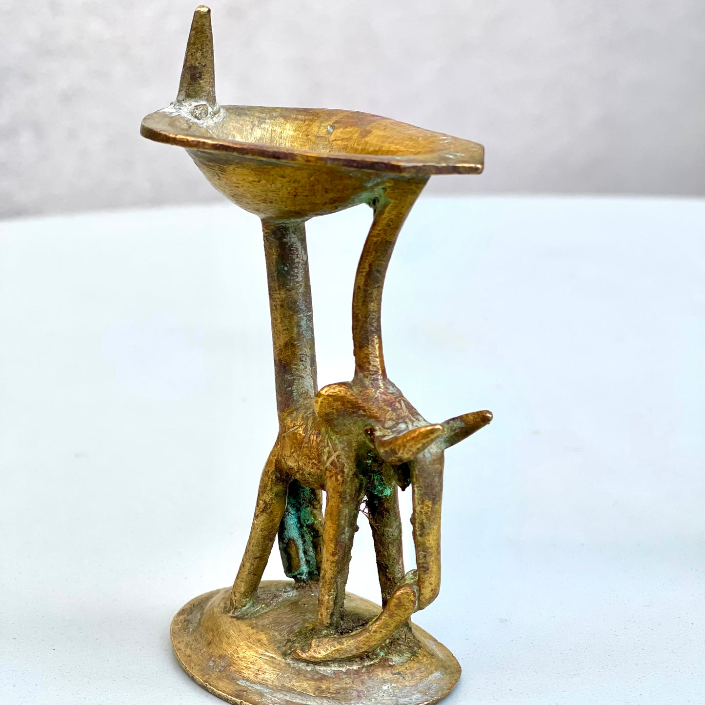 Vintage Elephant Lamp Pair