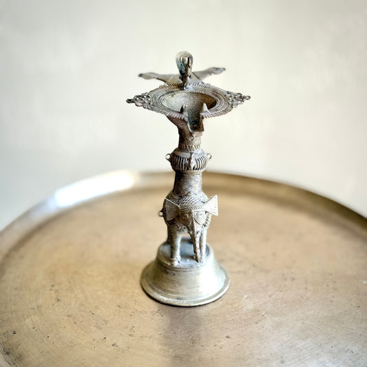 Vintage Dokra Lamp