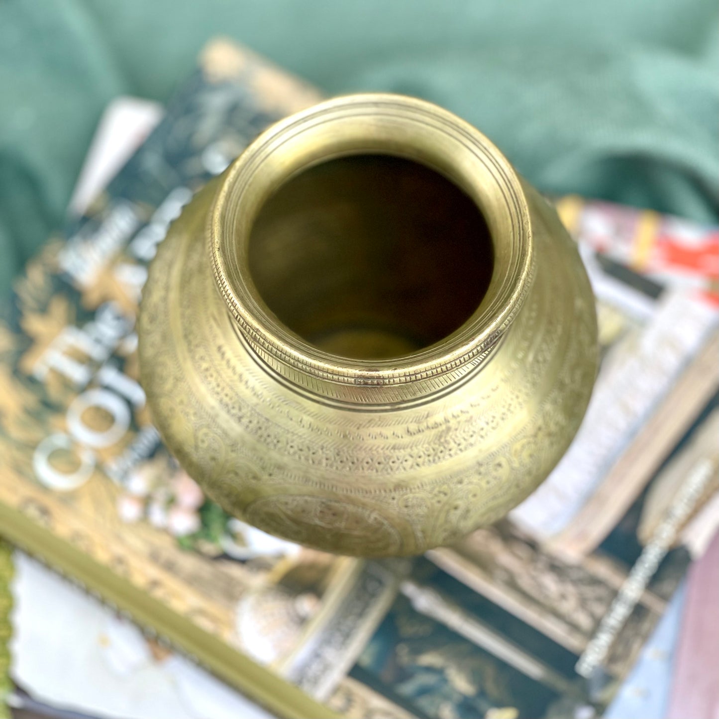 Vintage Hand Carved Kalash