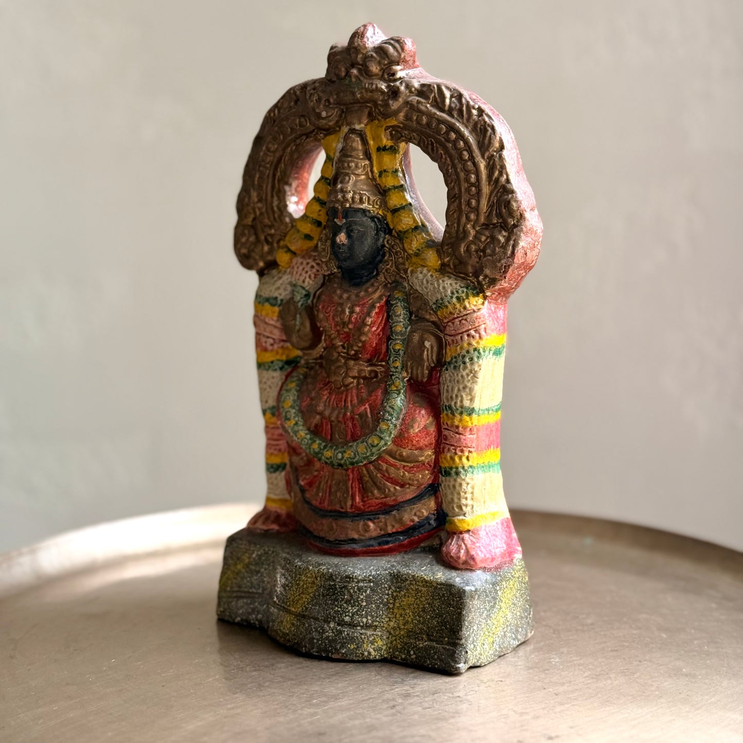 Vintage Golu doll - Tirupati Balaji with Goddess Padmavathy