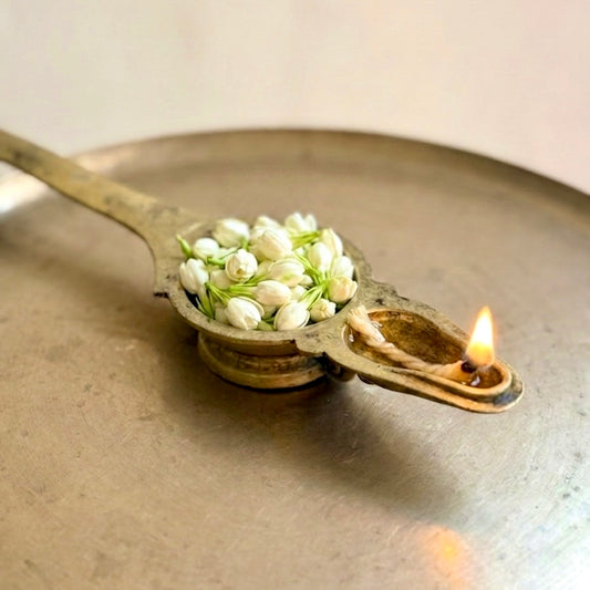 Vintage Brass Dhoop Aarthi - A Rare Find