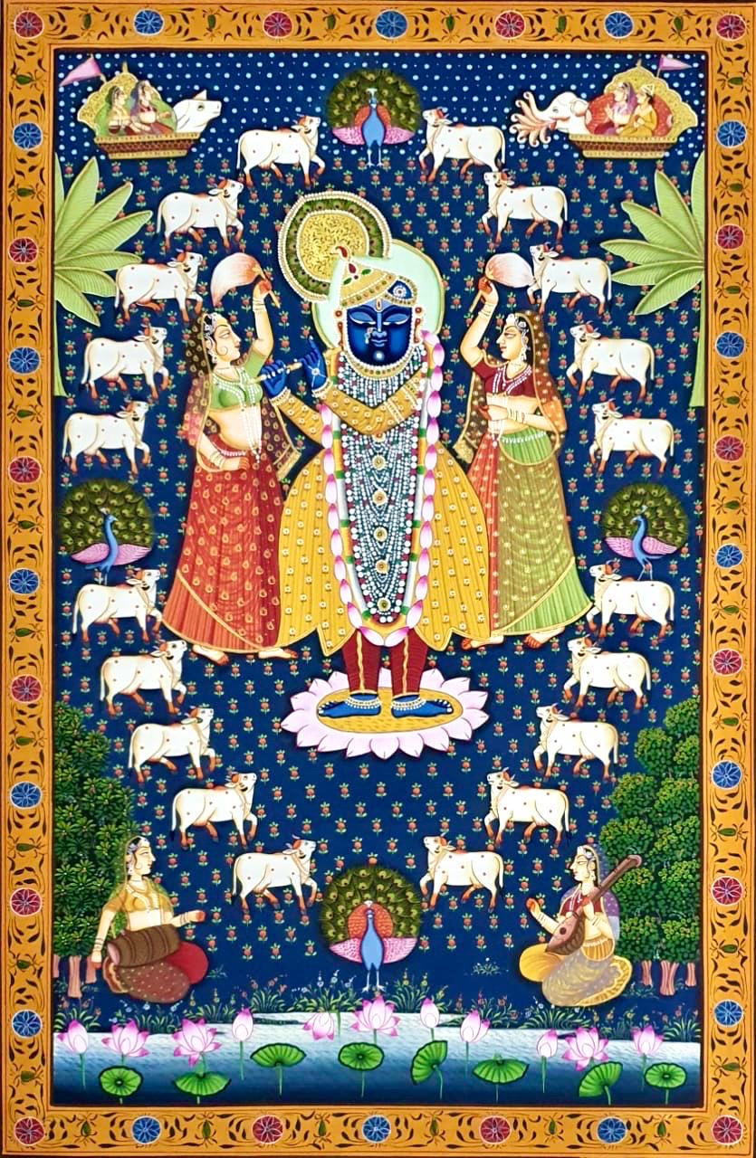 ‘Gopashtami’ Pichwai Painting