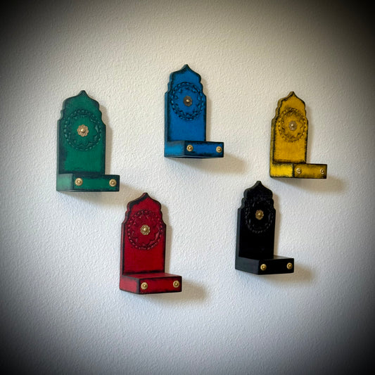 Vibrant Wall Shelves - Set of 5