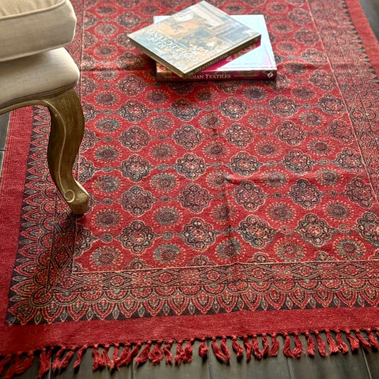 ‘Noor’ Ajrakh Dhurrie