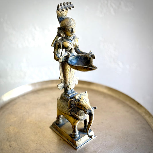 Deepalakshmi Diya On Elephant