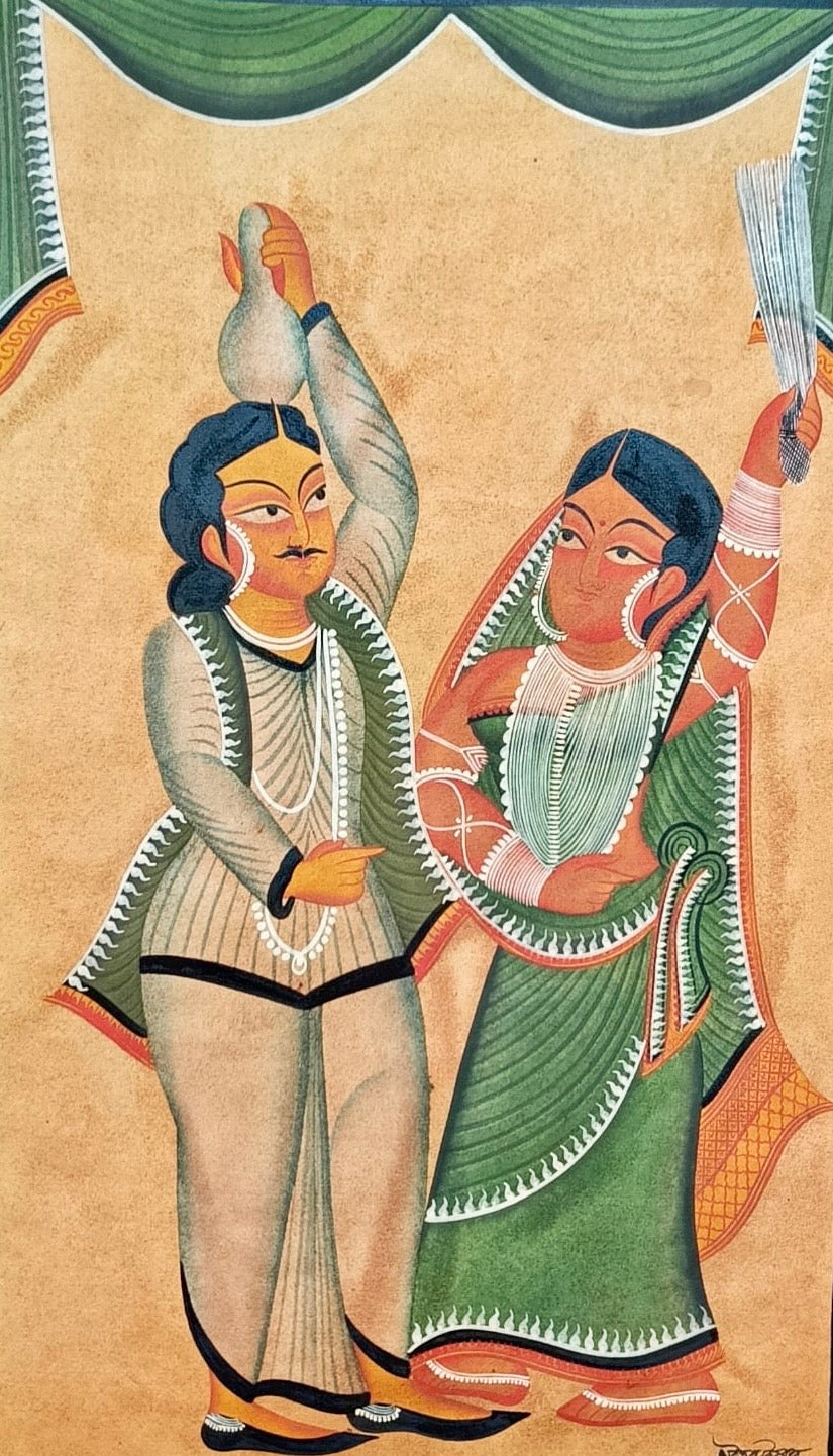 ‘Caring Brushstrokes’ by Uttam Chitrakar