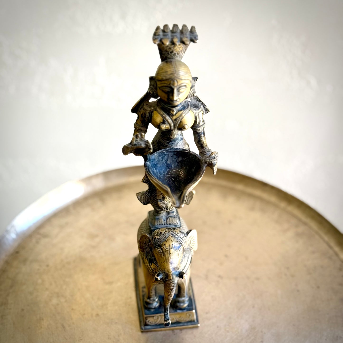 Deepalakshmi Diya On Elephant