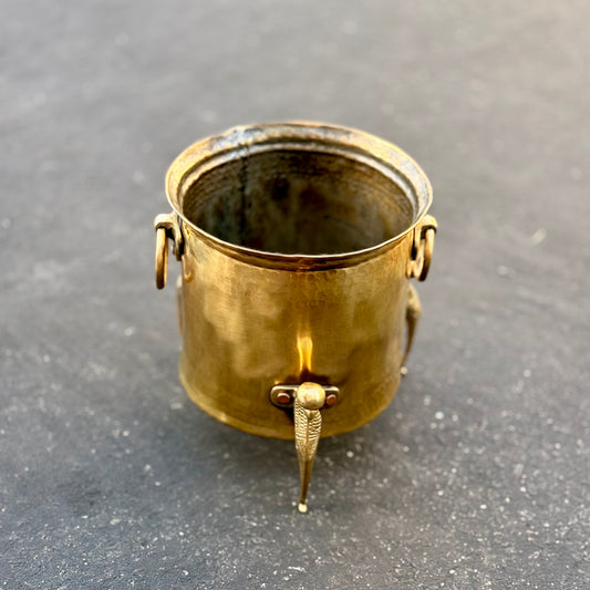 Vintage Brass Planter