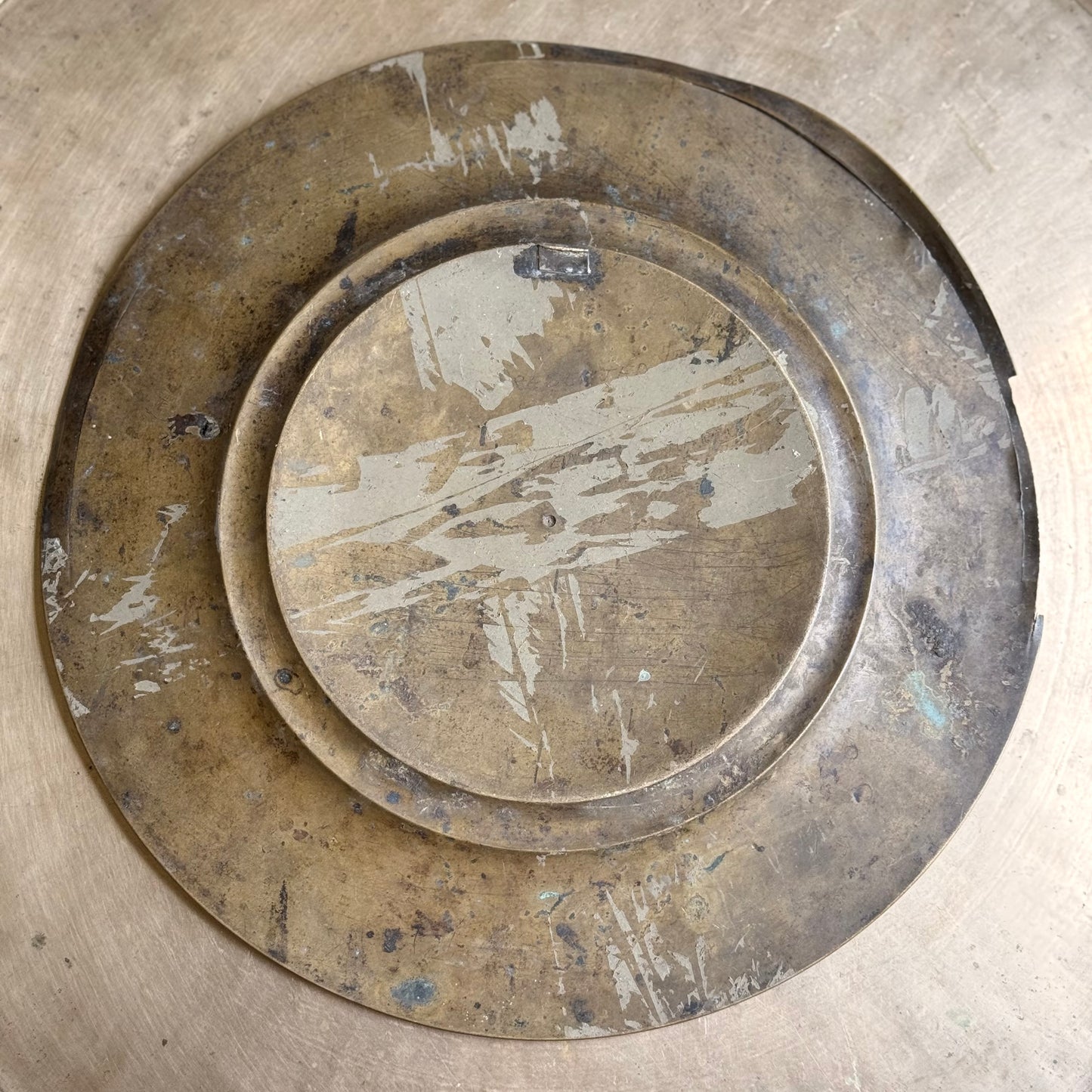 Antique Bronze Nataraj Plate - Kerala