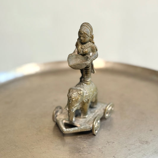 Vintage Brass Pavaai Vilakku