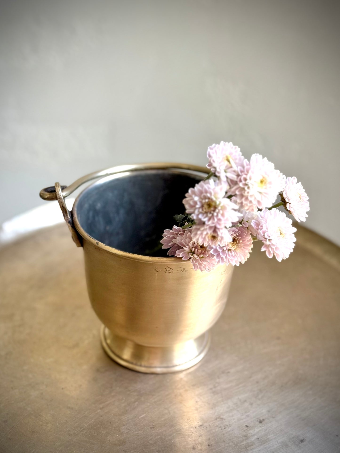 Vintage Brass Bucket