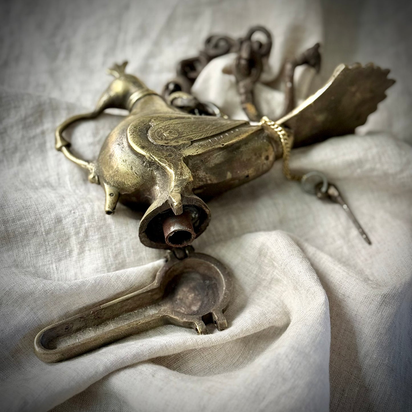 ‘Annapakshi’ Hanging  Oil Lamp