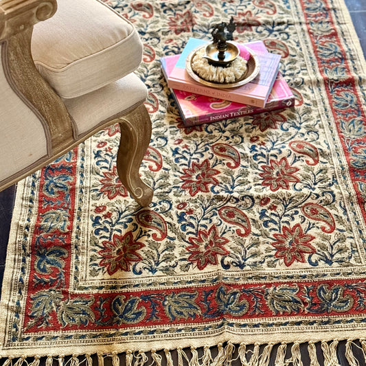 ‘Afreen’ Kalamkari Dhurrie