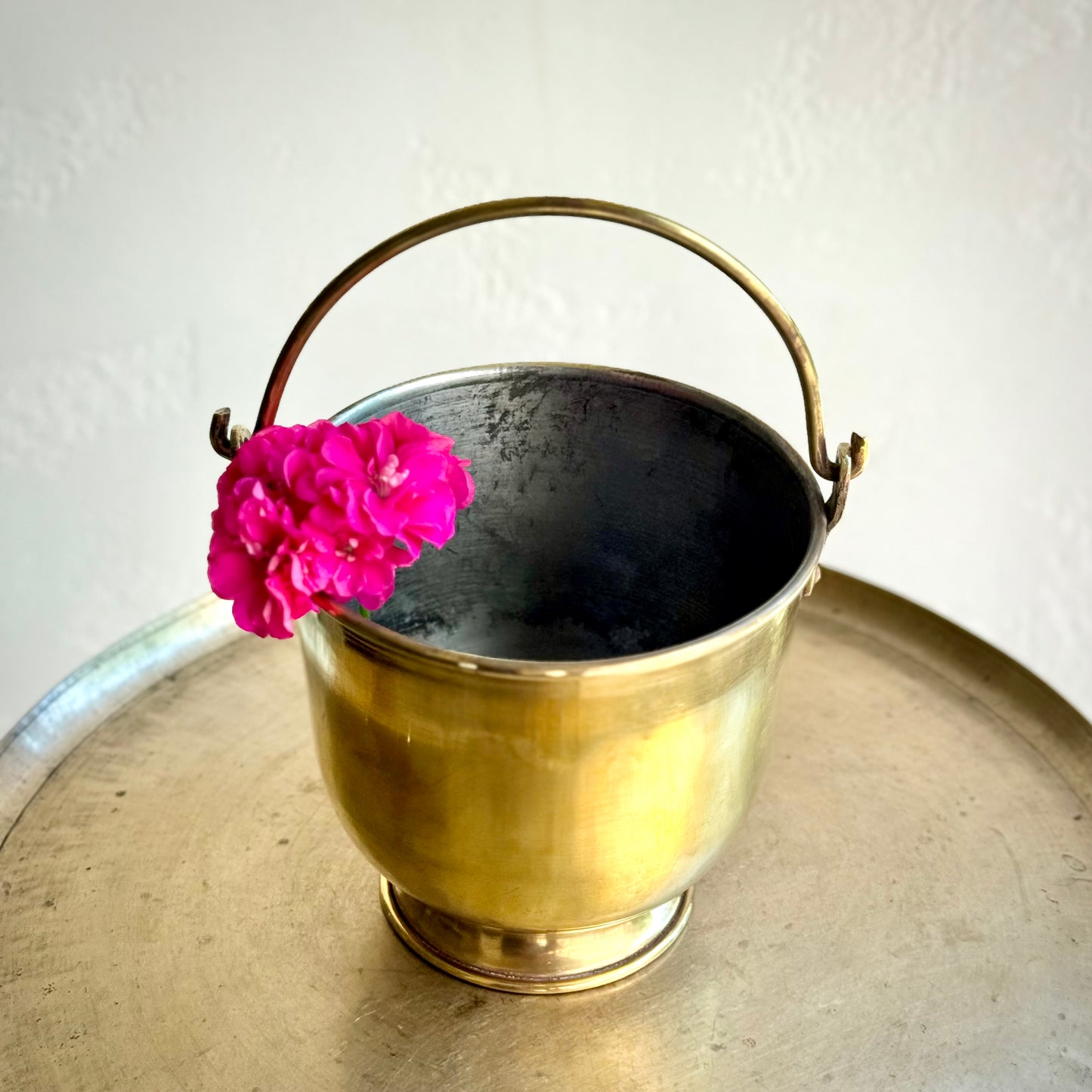 Vintage Brass Bucket