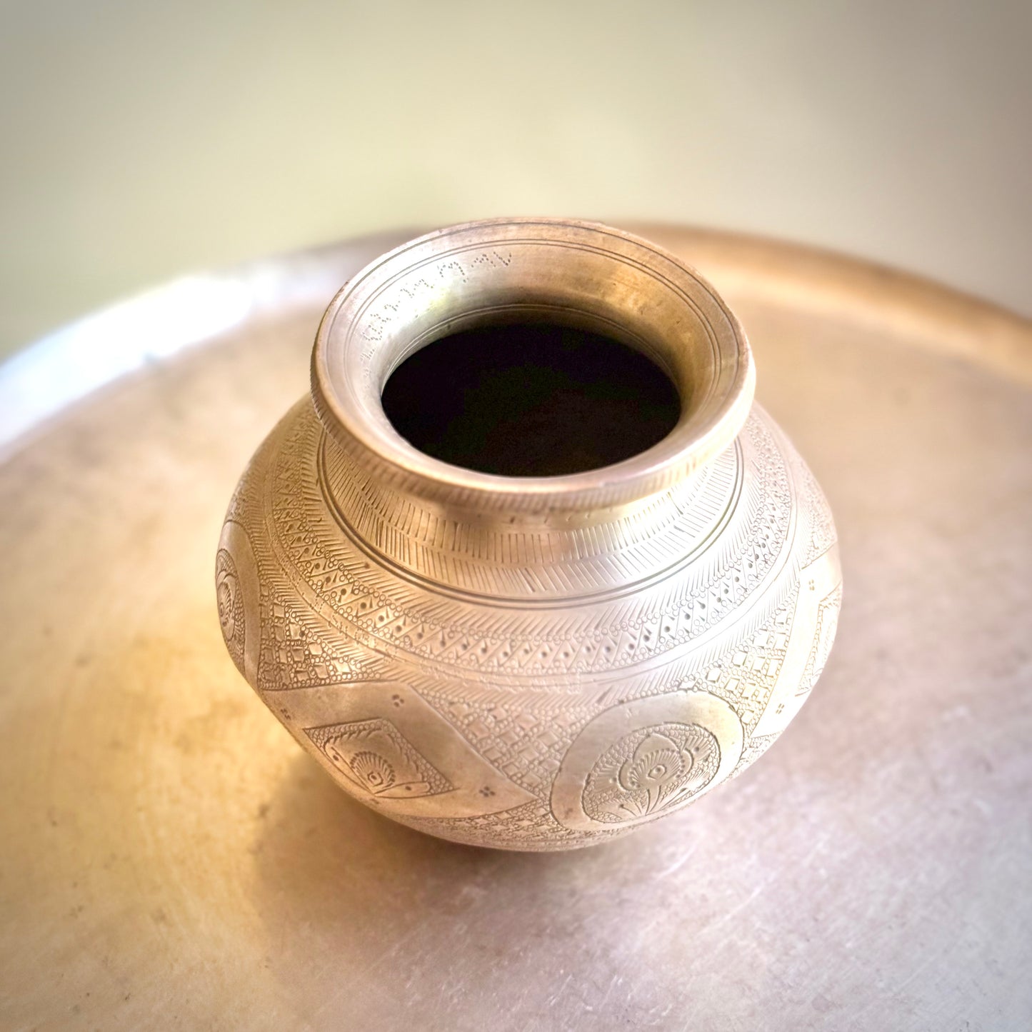 Antique Hand carved Kalash