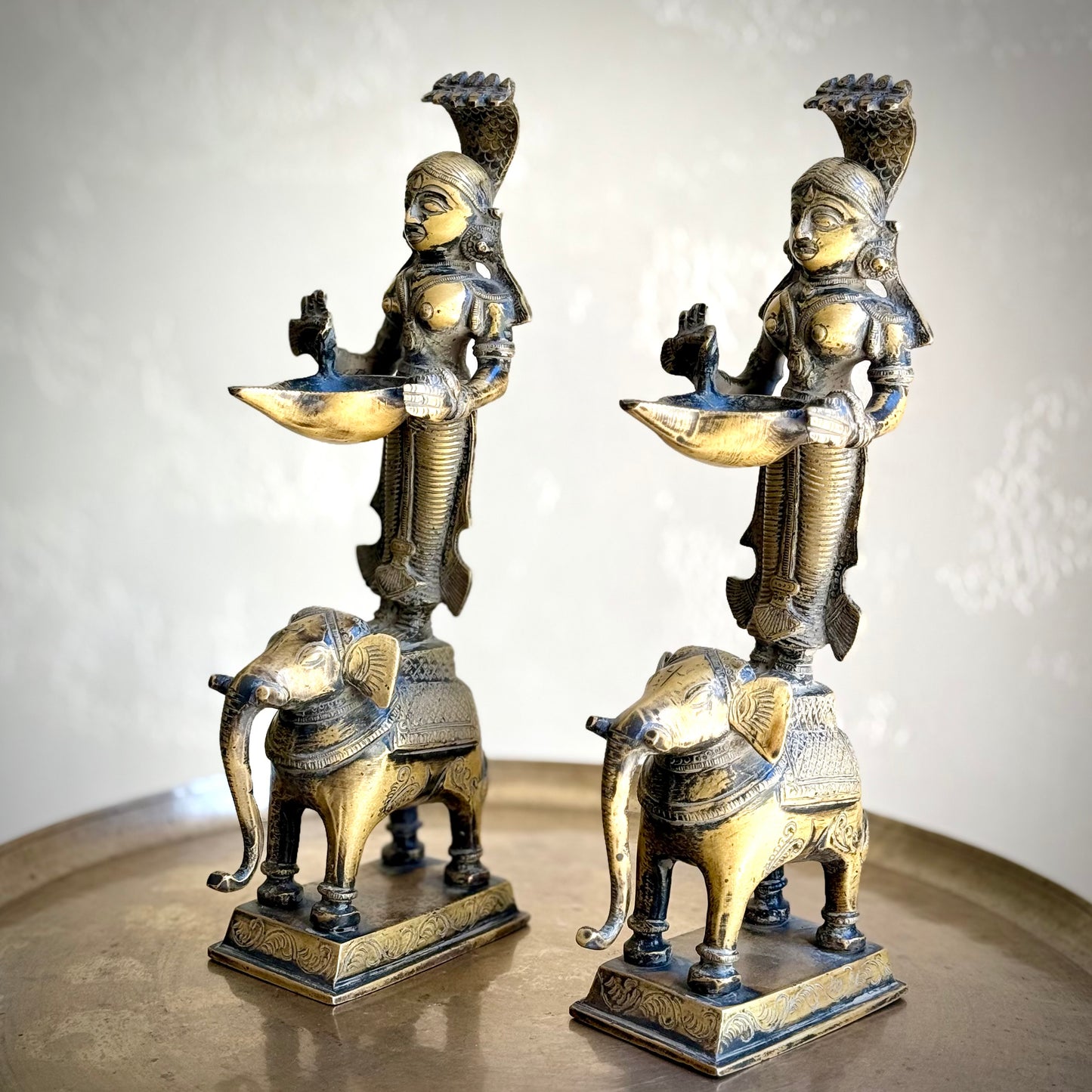 Deepalakshmi Diya On Elephant