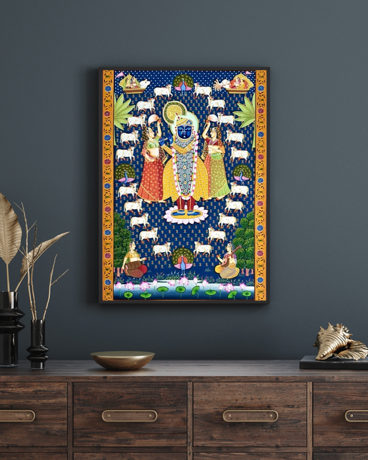 ‘Gopashtami’ Pichwai Painting