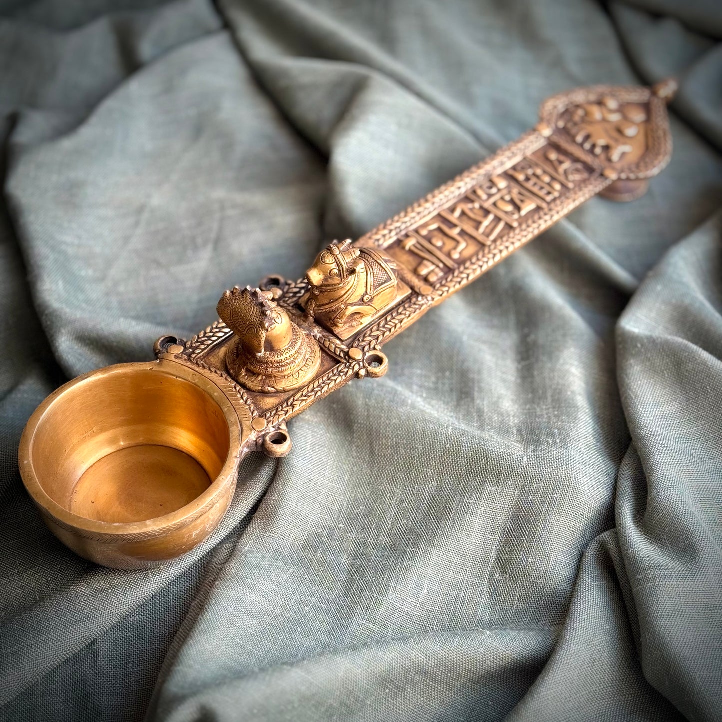Nandi & Shiva Uddharani Ritual Spoon