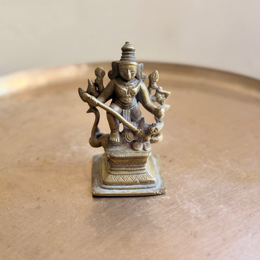 Rare Antique Ashtabhuja Mahishasuramardini | 90–100 Years Old
