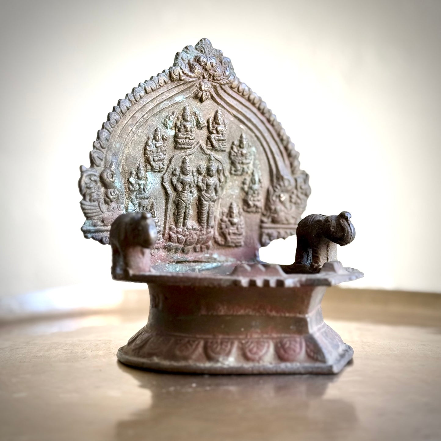 Vintage Ashta Lakshmi Lamp