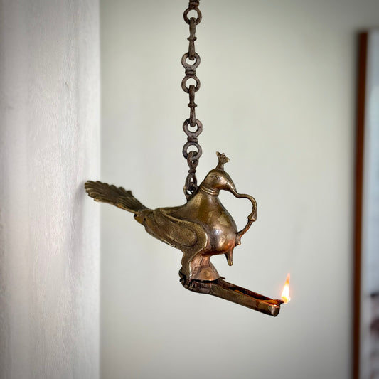 ‘Annapakshi’ Hanging Oil Lamp