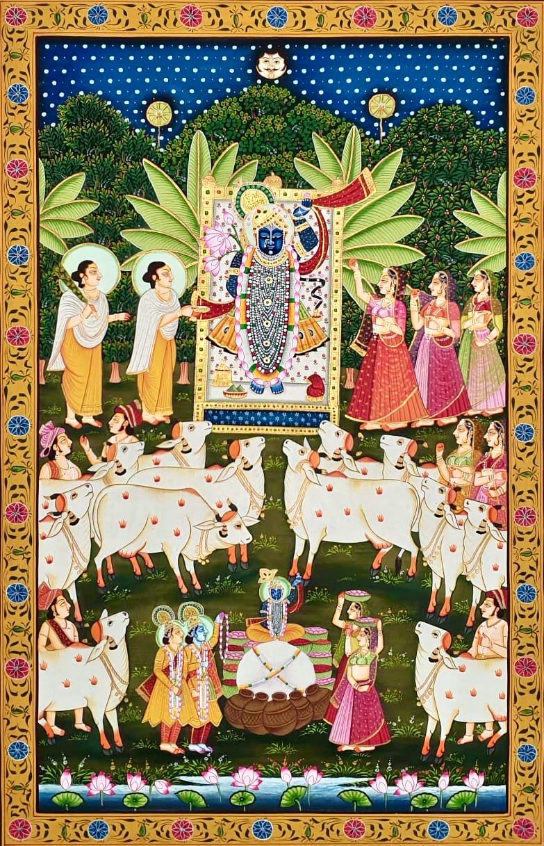 ‘Annakoot’ Pichwai Painting