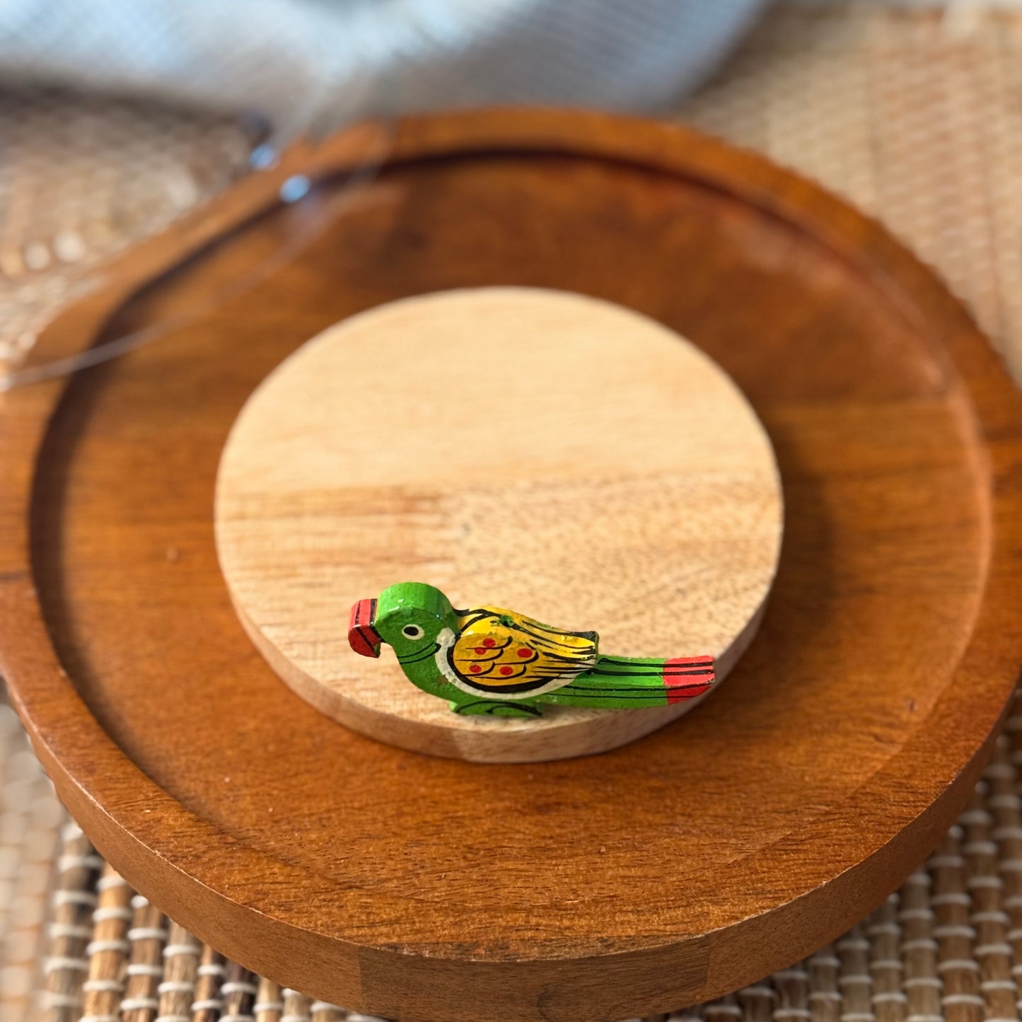 ‘Pankhi’ Coasters (Set of 2) by Veer Singh
