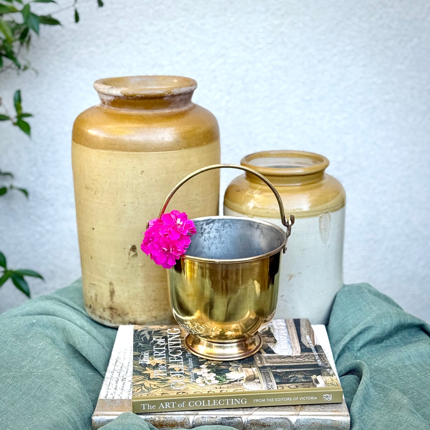 Vintage Brass Bucket