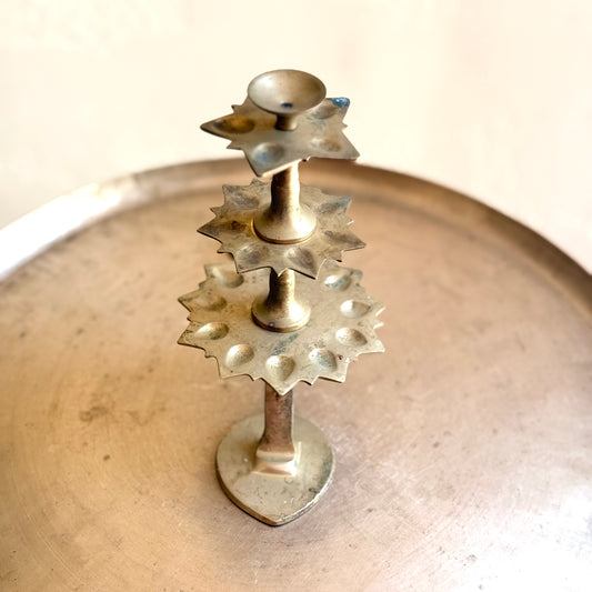 Vintage Three-Tiered Arthi - Kerala