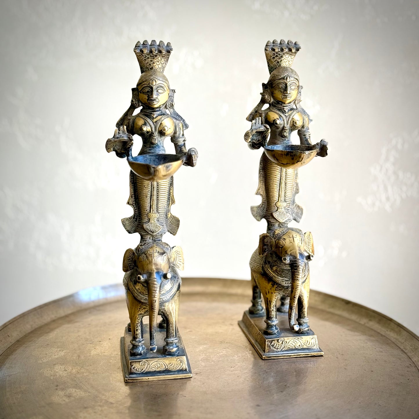 Deepalakshmi Diya On Elephant