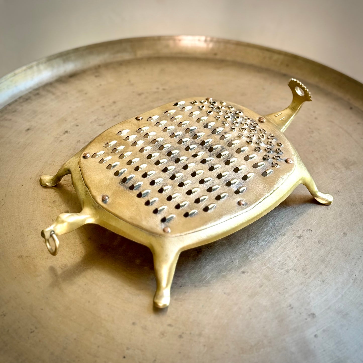 Vintage Brass Grater