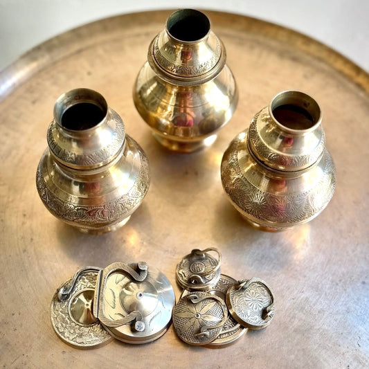 Vintage Miniature Kamandal Set