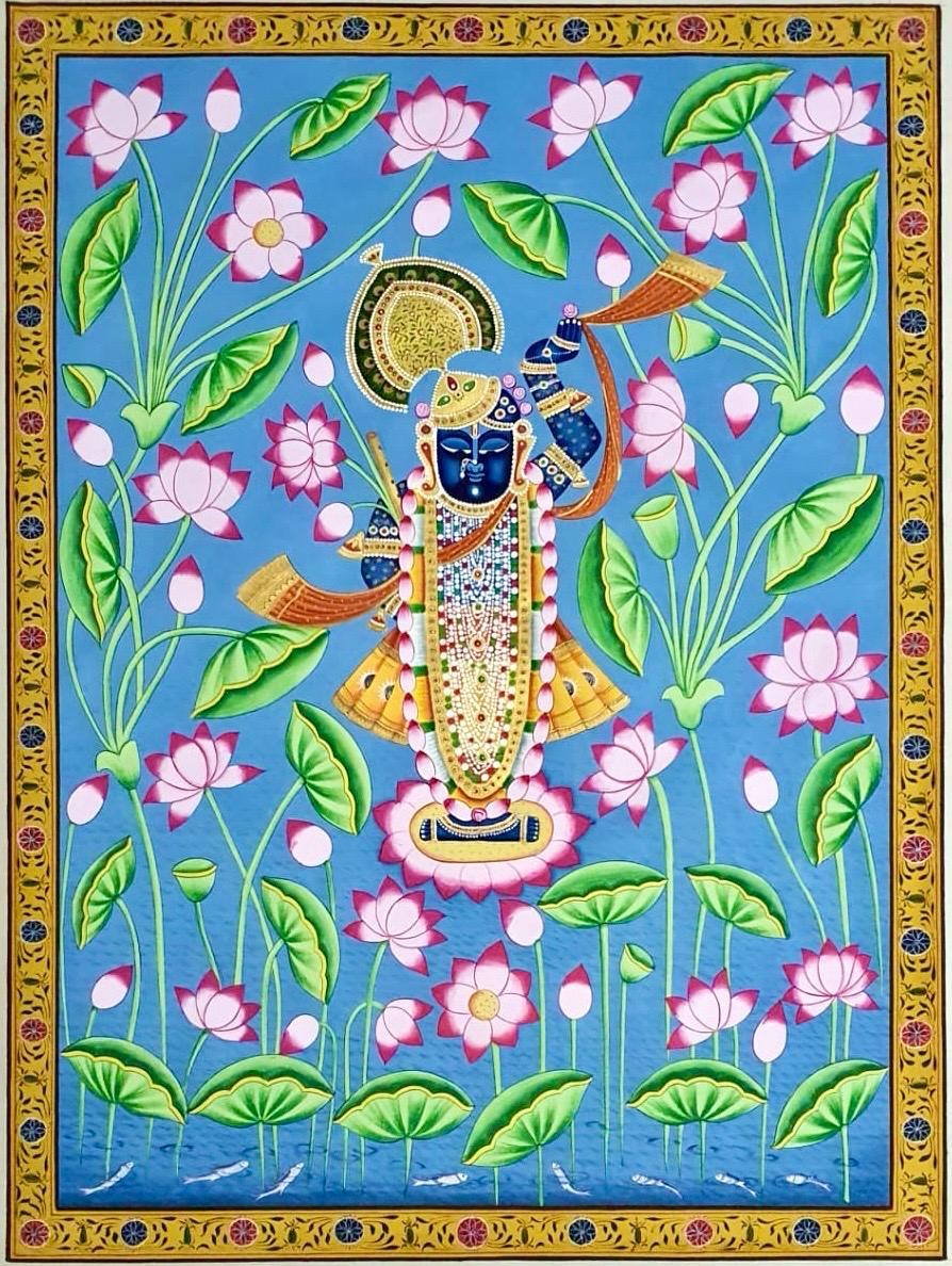 ‘Kamal Talayi’ Pichwai Painting