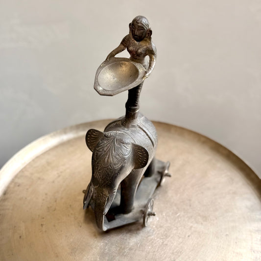 Grand Vintage Pavaai Vilakku: A Rare Heritage Masterpiece