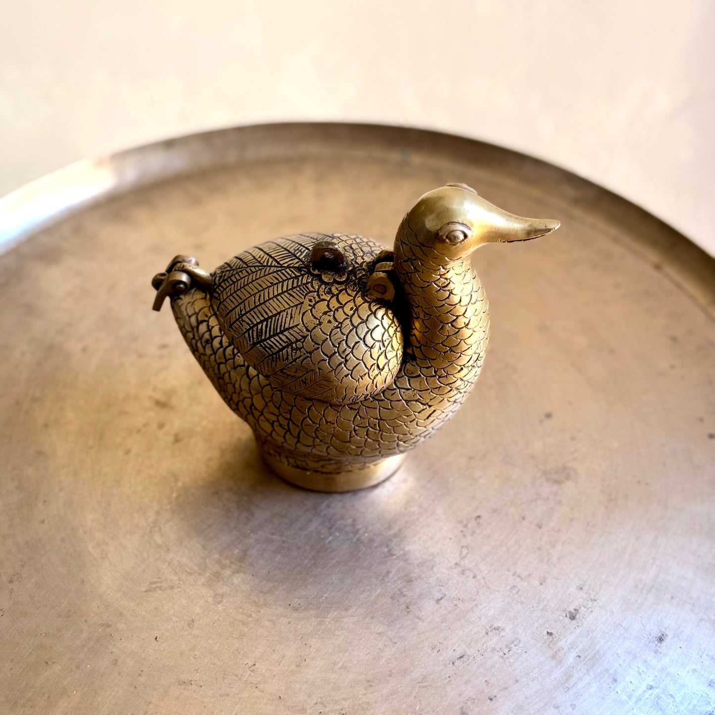 Brass Swan Box
