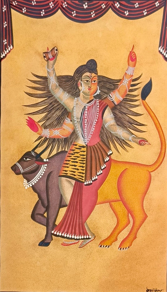 ‘Dancing Shiva’ by Uttam Chitrakar