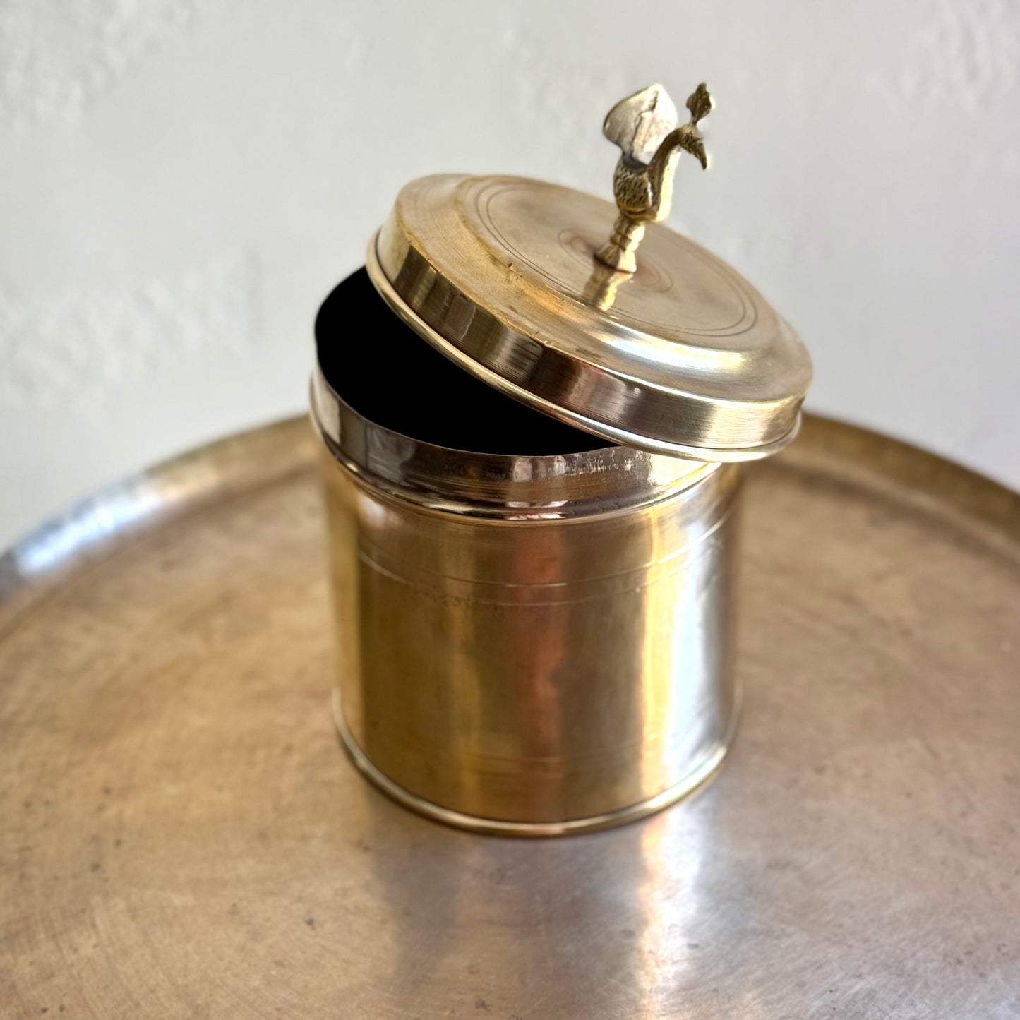 Vintage Canister With Bird