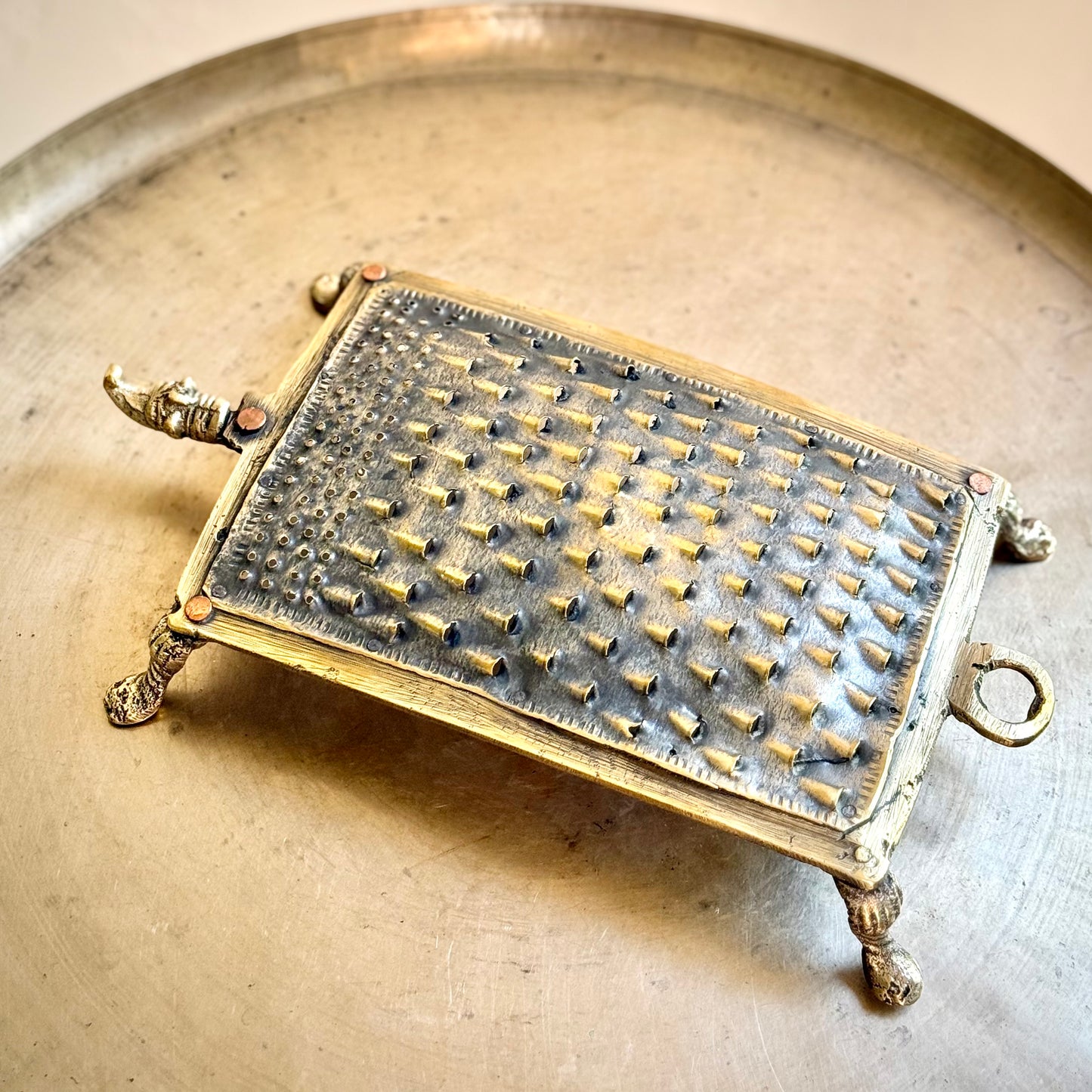 Vintage Brass Grater