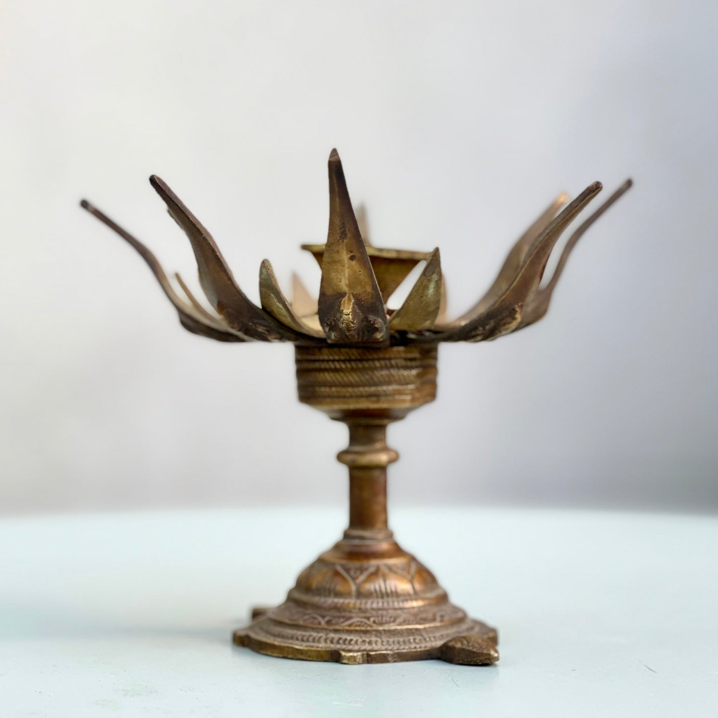 Vintage Lotus Lamp