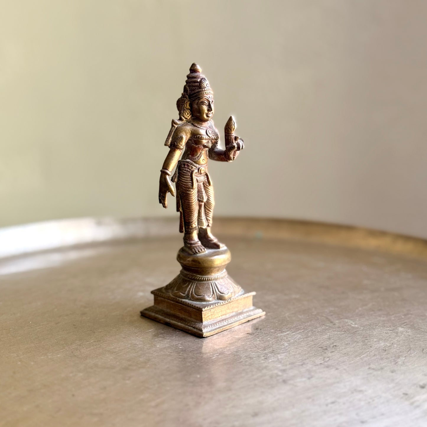 Goddess Parvati – Vintage Panchaloha Bronze Idol