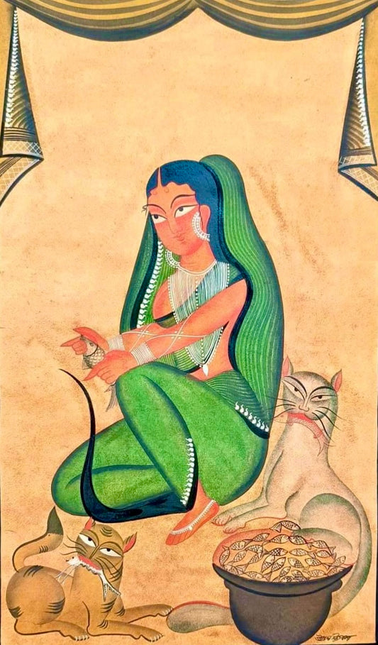 ‘Everyday Chores’ by Uttam Chitrakar