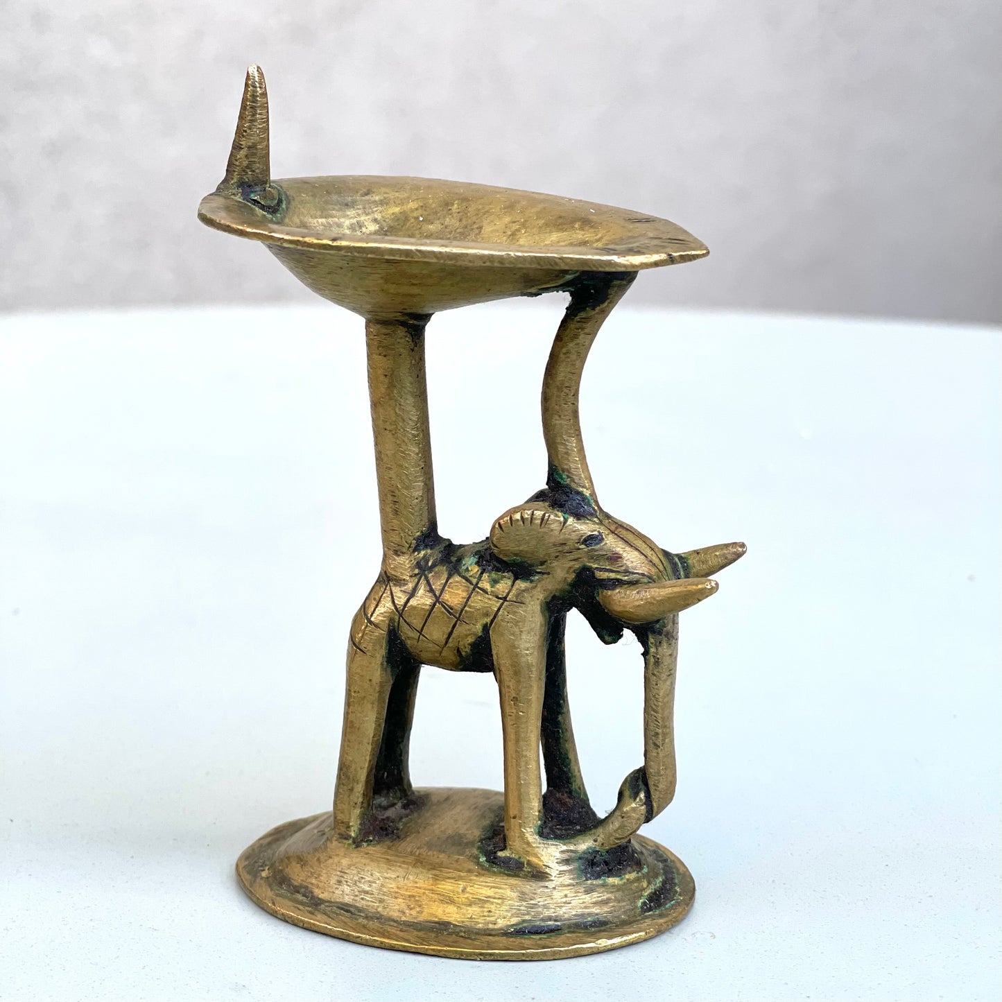 Vintage Elephant Lamp Pair