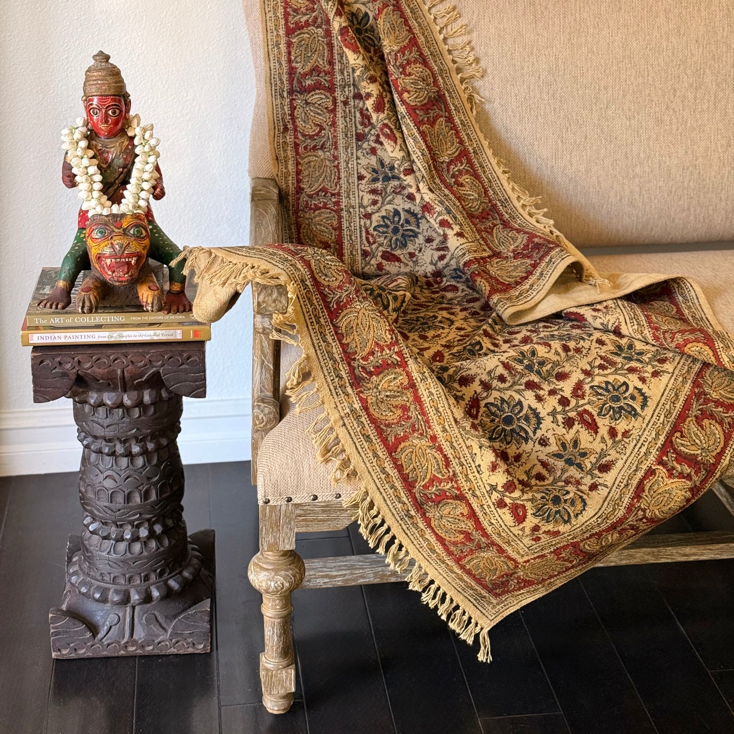 ‘Nazm’ Kalamkari Dhurrie