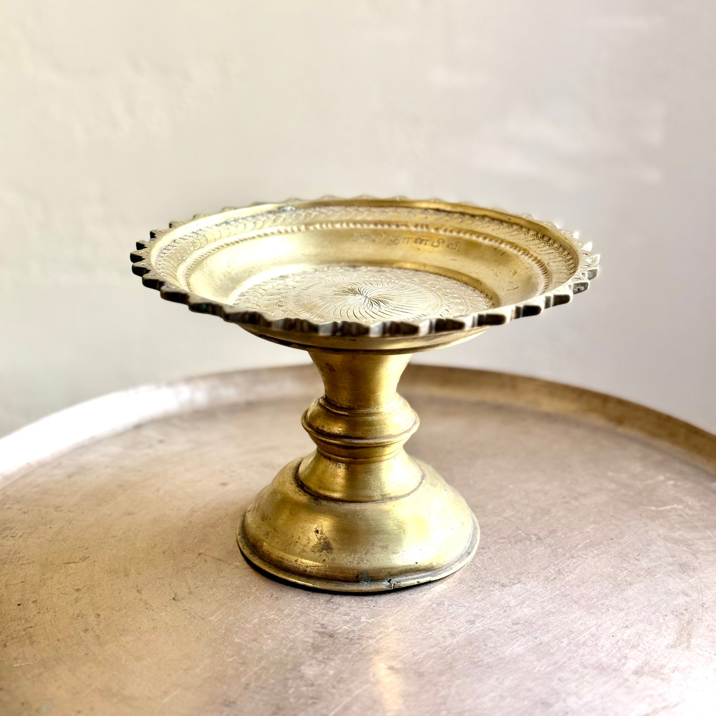 Vintage Bronze Pedestal