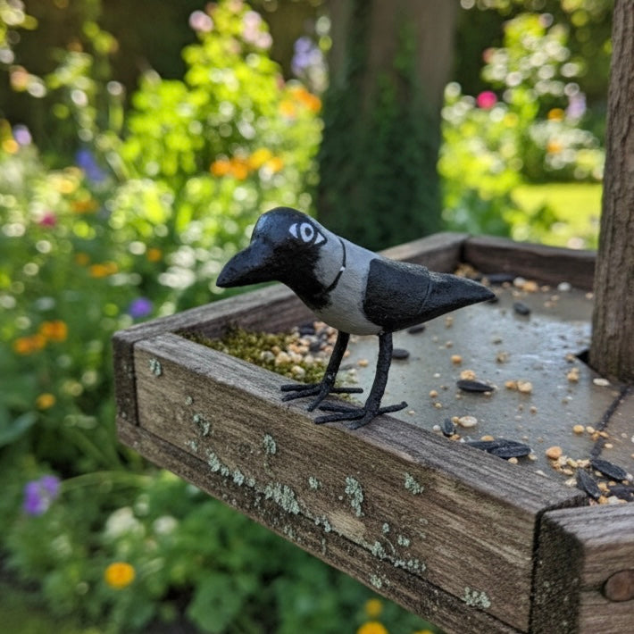 Hand-Crafted Wooden Bird ‘Chatur’ by Veer Singh