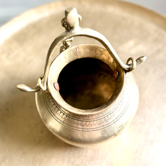 Chettinadu Twin Mayil Hanging Pot - Rare Find